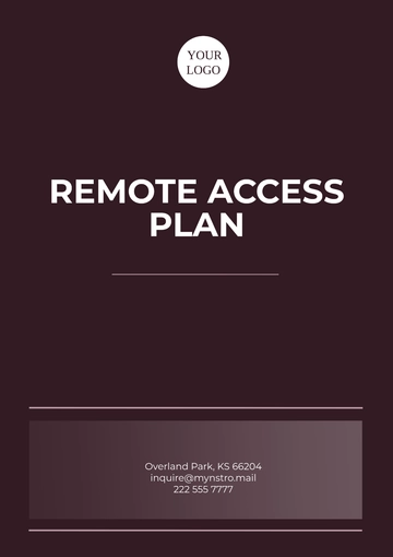 Free Remote Access Plan Template to Edit Online