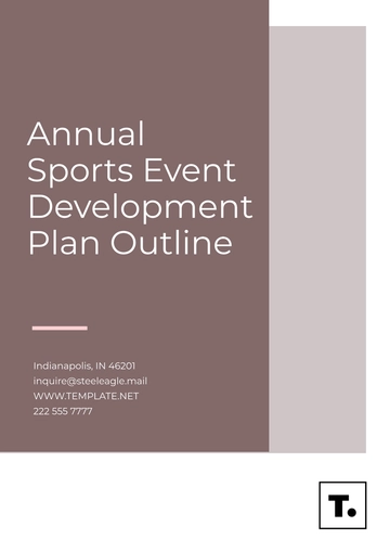 Free Annual Sports Event Development Plan Outline Template to Edit Online