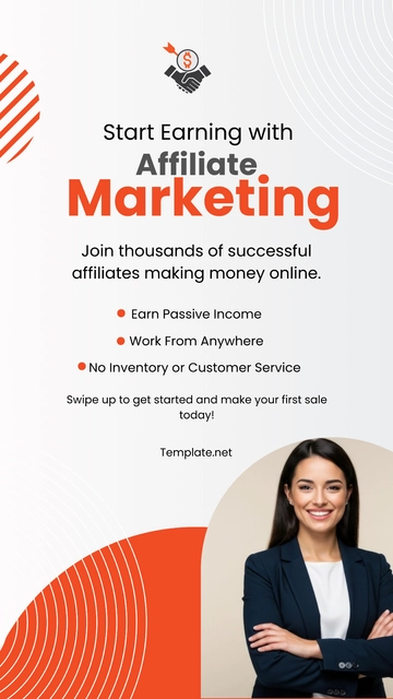 Free Affiliate Marketing Instagram Story Template to Edit Online