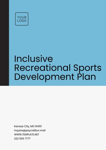 Free Inclusive Recreational Sports Development Plan Template to Edit Online