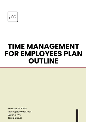 Free Time Management for Employees Plan Outline Template to Edit Online