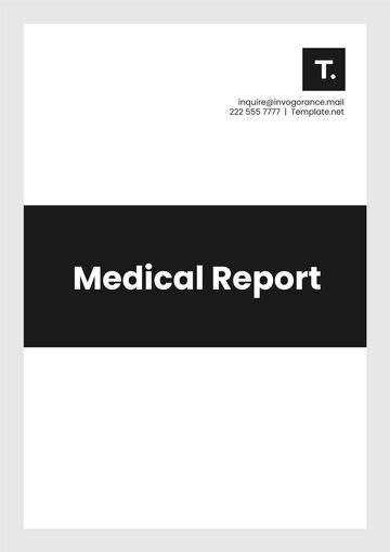 Free Medical Report Outline Template to Edit Online