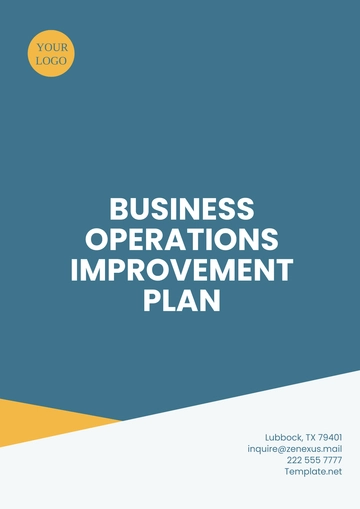 Free Business Operations Improvement Plan Template to Edit Online Free Business Operations Improvement Plan Template to Edit Online