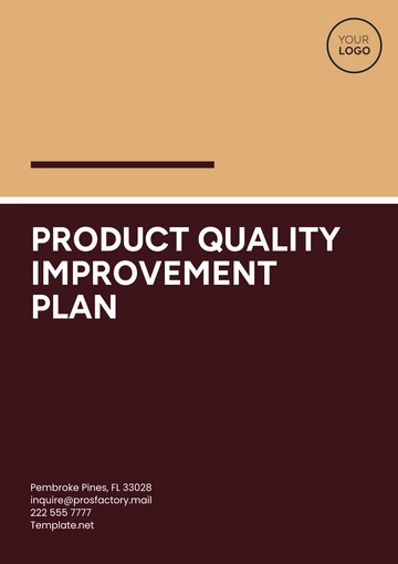 Free Product Quality Improvement Plan Template to Edit Online Free Product Quality Improvement Plan Template to Edit Online
