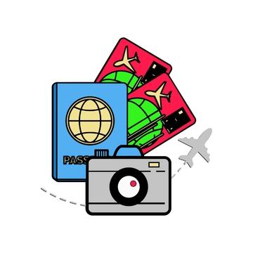 Free Vacation Travel Clipart to Edit Online