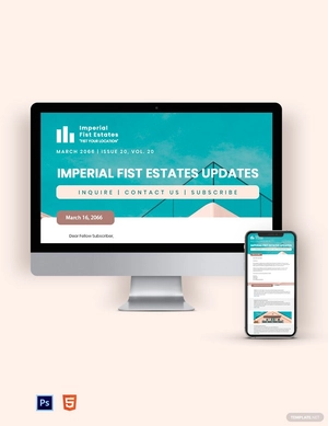 Commercial Real Estate Newsletter Template