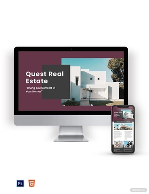 Real Estate Sales Newsletter Template