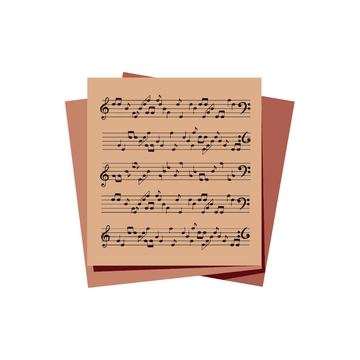 Free Sheet Music Clipart to Edit Online