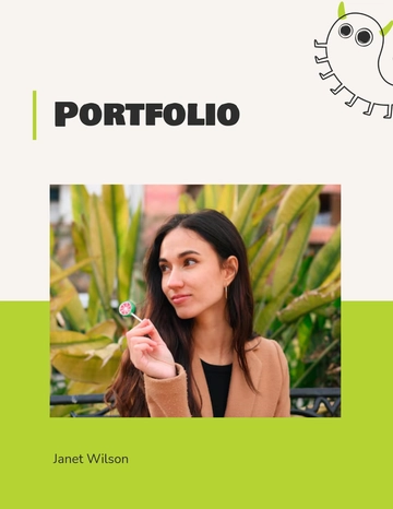 Free Creative Portfolio Template to Edit Online