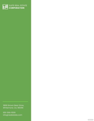 Real Estate Development Letterhead Template
