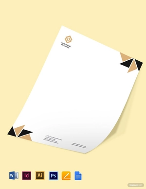 Luxury Real Estate Letterhead Template