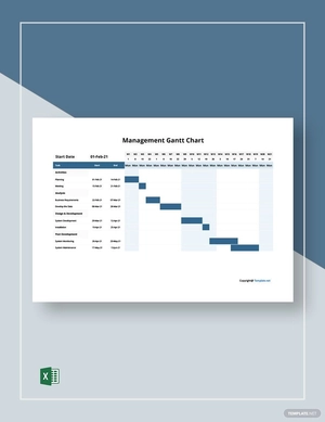 Sample Management Gantt Chart Template
