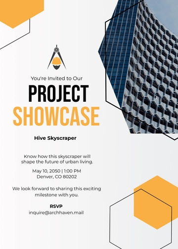 Free Architect Event Invitation Template to Edit Online