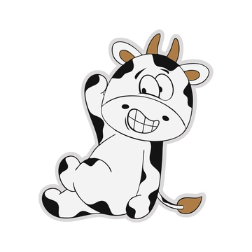 Free Funny Cow Clipart to Edit Online