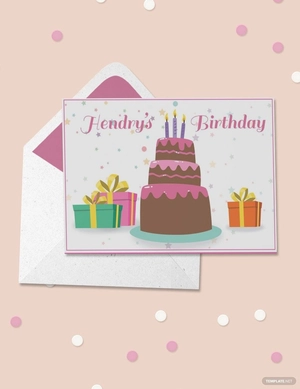 Birthday Invitation Card Template