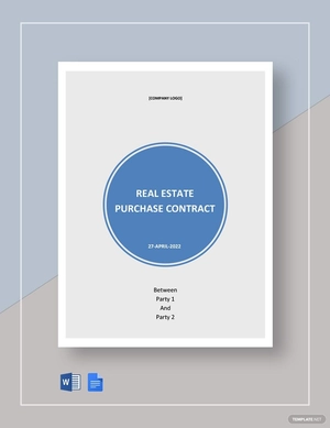 Commercial Real Estate Purchase Contract Template