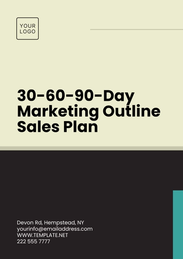 Free 30-60-90-Day Marketing Outline Sales Plan Template to Edit Online
