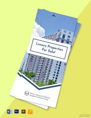 Luxury Real Estate Rack Card Template