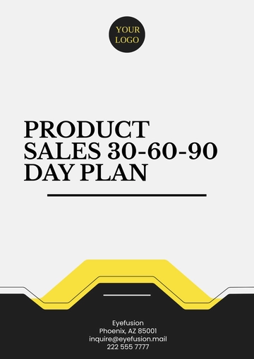 Free Product Sales 30-60-90-Day Plan Template to Edit Online