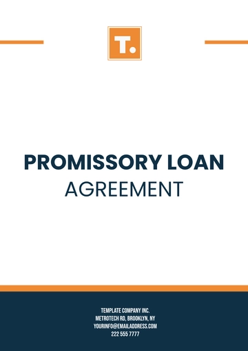 Free Promissory Loan Agreement Template to Edit Online