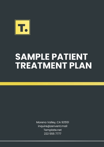 Free Sample Patient Treatment Plan Template to Edit Online