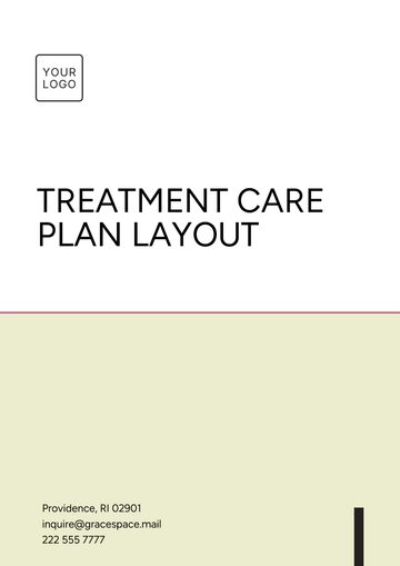 Free Treatment Care Plan Layout  Template to Edit Online