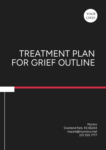 Free Treatment Plan For Grief  Outline Template to Edit Online
