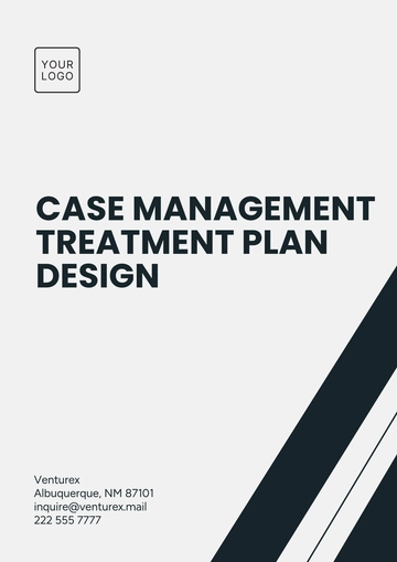 Free Case Management Treatment Plan Design Template to Edit Online