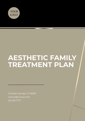 Free Aesthetic Family Treatment Plan Template to Edit Online