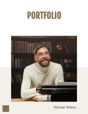 Free Simple Portfolio Template to Edit Online