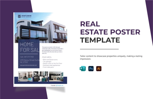 Real Estate Poster Template