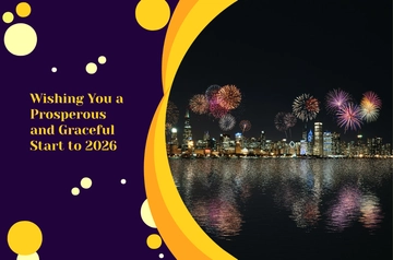 Free Elegant Happy New Year Banner Template to Edit Online