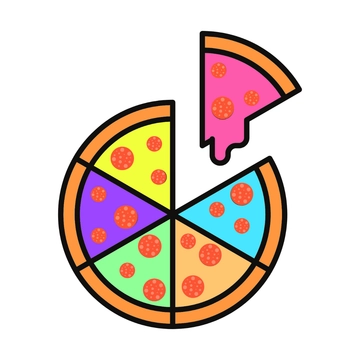 Free Colorful Pizza Clipart to Edit Online