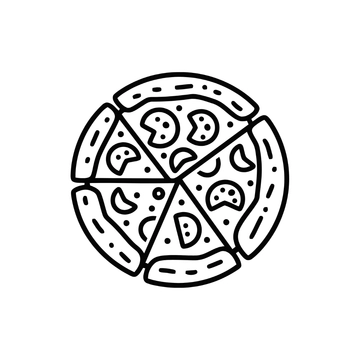 Free Transparent Pizza Clipart to Edit Online
