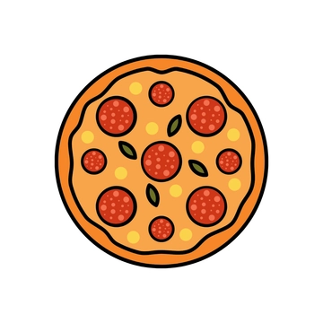 Free Pepperoni Pizza Clipart to Edit Online