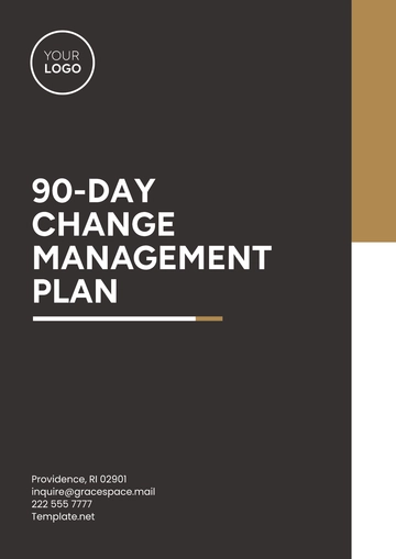 Free 90-Day Change Management Plan Template to Edit Online