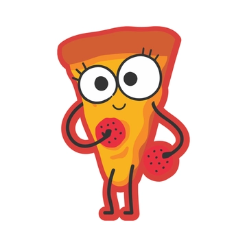 Free Cartoon Pizza Clipart to Edit Online