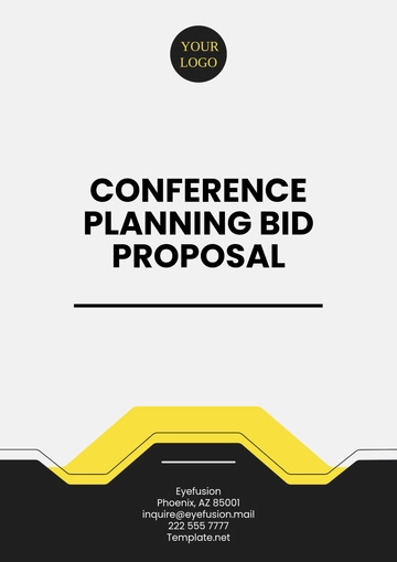 Free Conference Planning Bid Proposal Template to Edit Online