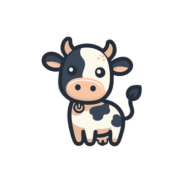 Free Dairy Cow Clipart to Edit Online