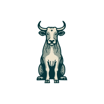 Free Vintage Cow Clipart to Edit Online