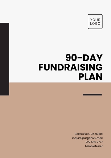 Free 90-Day Fundraising Plan Template to Edit Online
