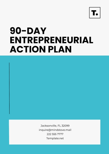 Free 90-Day Entrepreneurial Action Plan Template to Edit Online