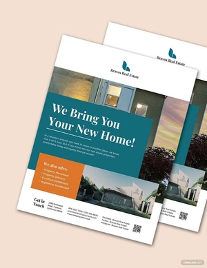 Relocation Real Estate Flyer Template