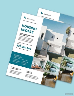 Real Estate Housing Update Flyer Template