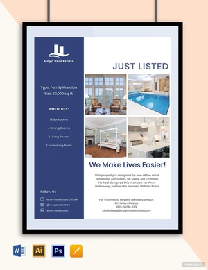 Open House New Listing Flyer Template
