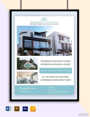 Lender and Real Estate Realtor Flyer Template