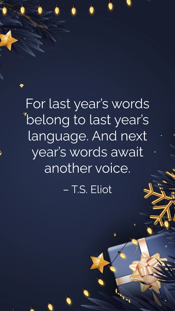 Free Famous New Year Quote Template to Edit Online