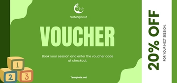 Free Baby Sitting Voucher Template to Edit Online