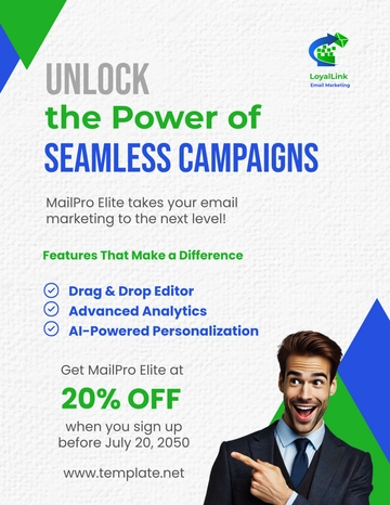 Free Email Marketing Product Launch Flyer Template to Edit Online