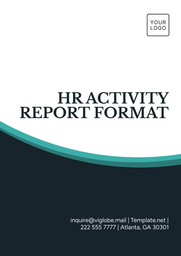 Free HR Activity Report Format Template to Edit Online